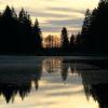 Dusk on a lake...